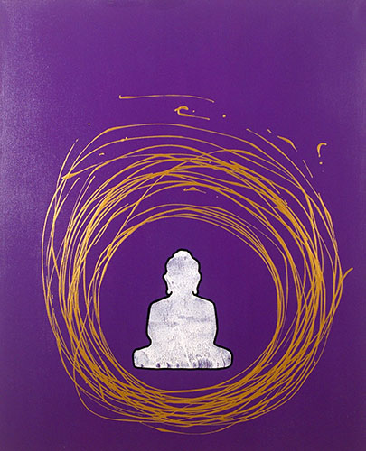 Purple World Buddha