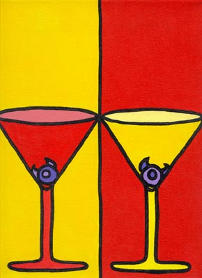 Red Yellow Martinis